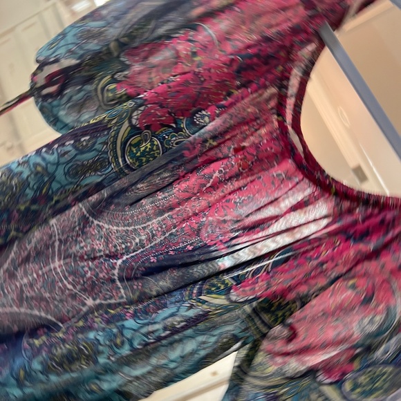 Sun-Kissed On Georgette Off-The-Shoulder Maxi Dress - Picture 10 of 15